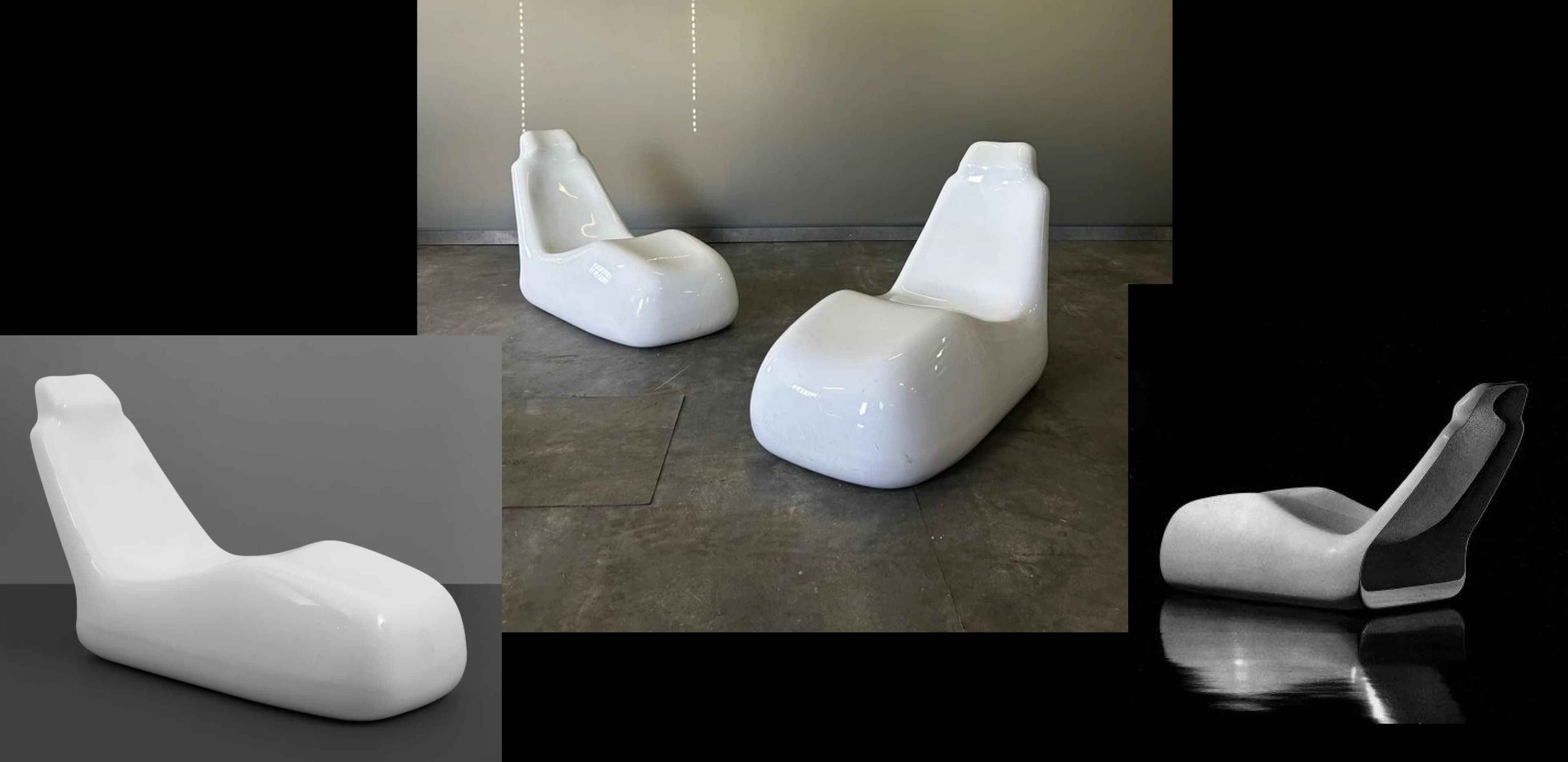 Кресло Moby Dick, Saporiti Italia, 1960-е