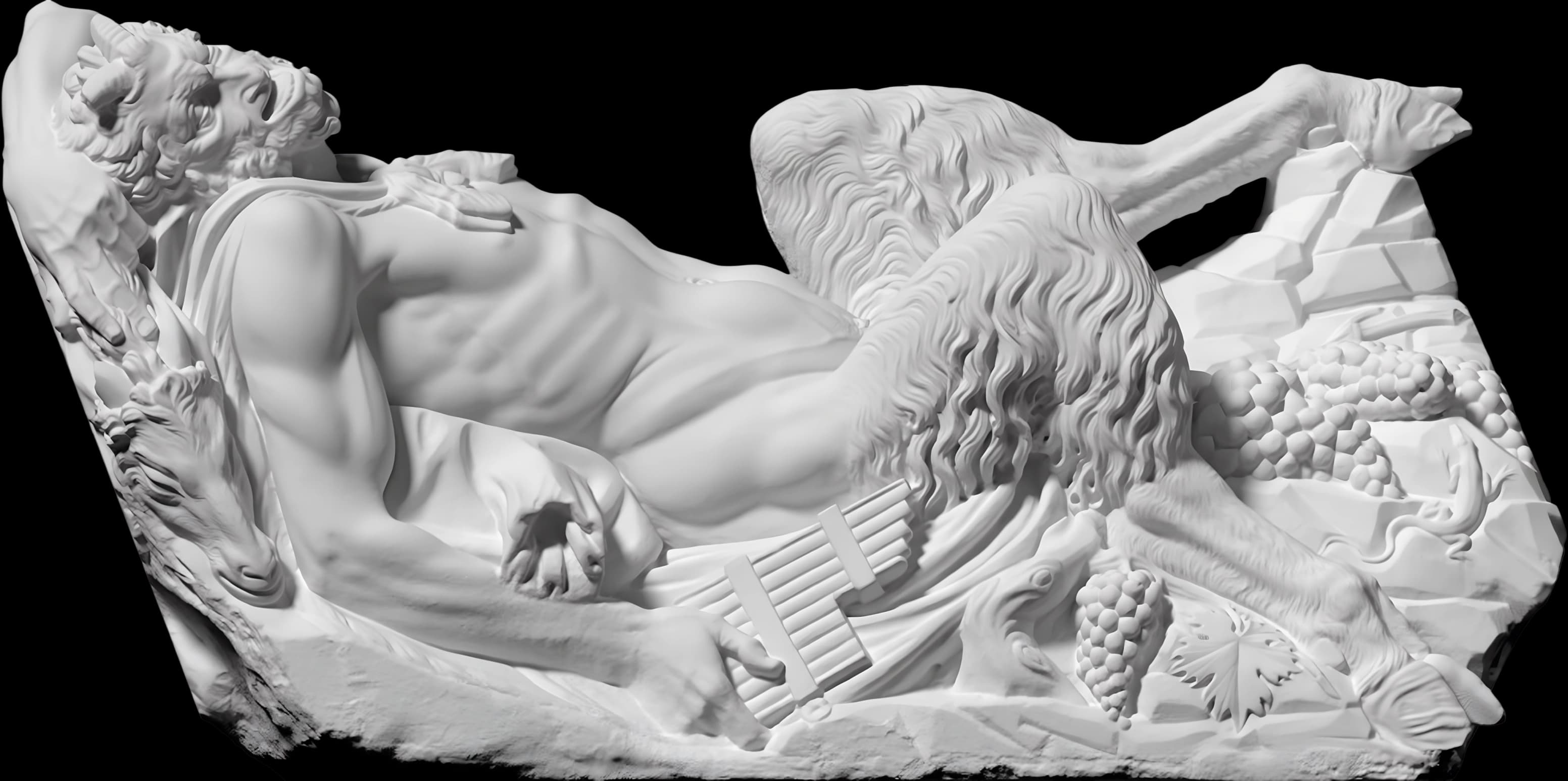 Оливер Ларик Reclining Pan, 2018 (3D scan)