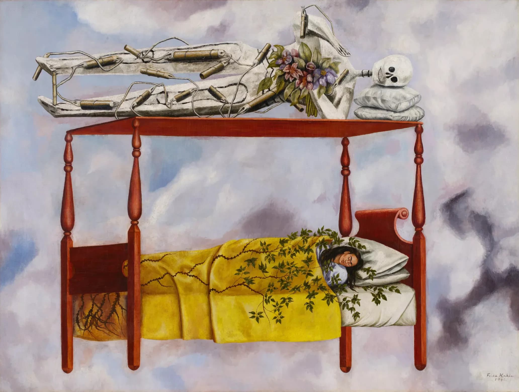Фрида Кало, El sueño (La cama), 1940