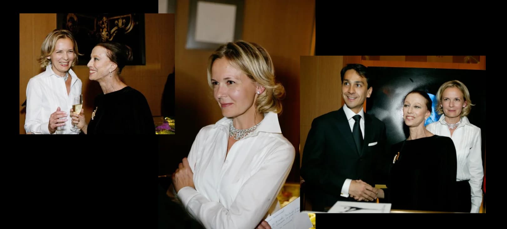 Татьяна Торчилина с Майей Плисецкой и Франсуа Ле Трокером