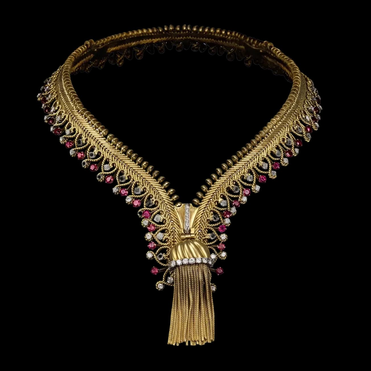 Колье-трансформер Zip, 1954