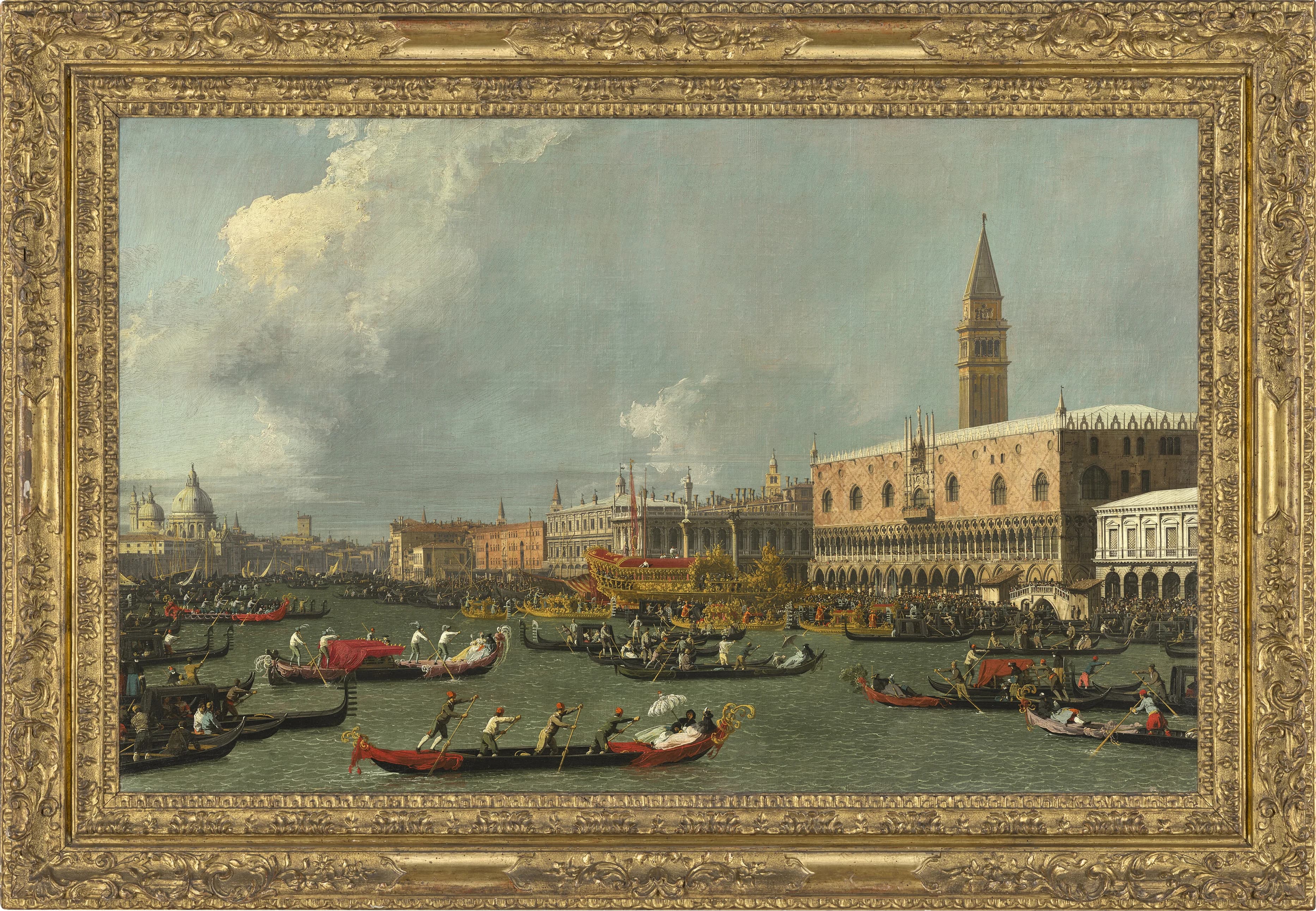 Каналетто, Venice, the Return of the Bucintoro on Ascension Day, 1730